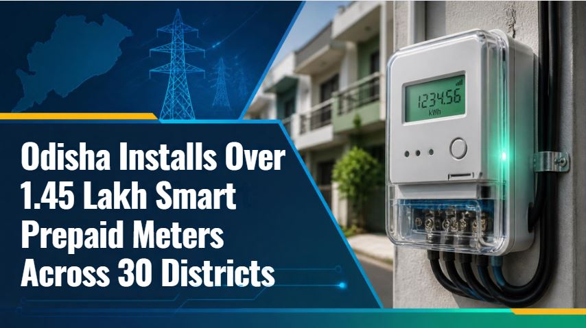 Odisha Installs Over 1.45 Lakh Smart Prepaid Meters Across 30 Districts